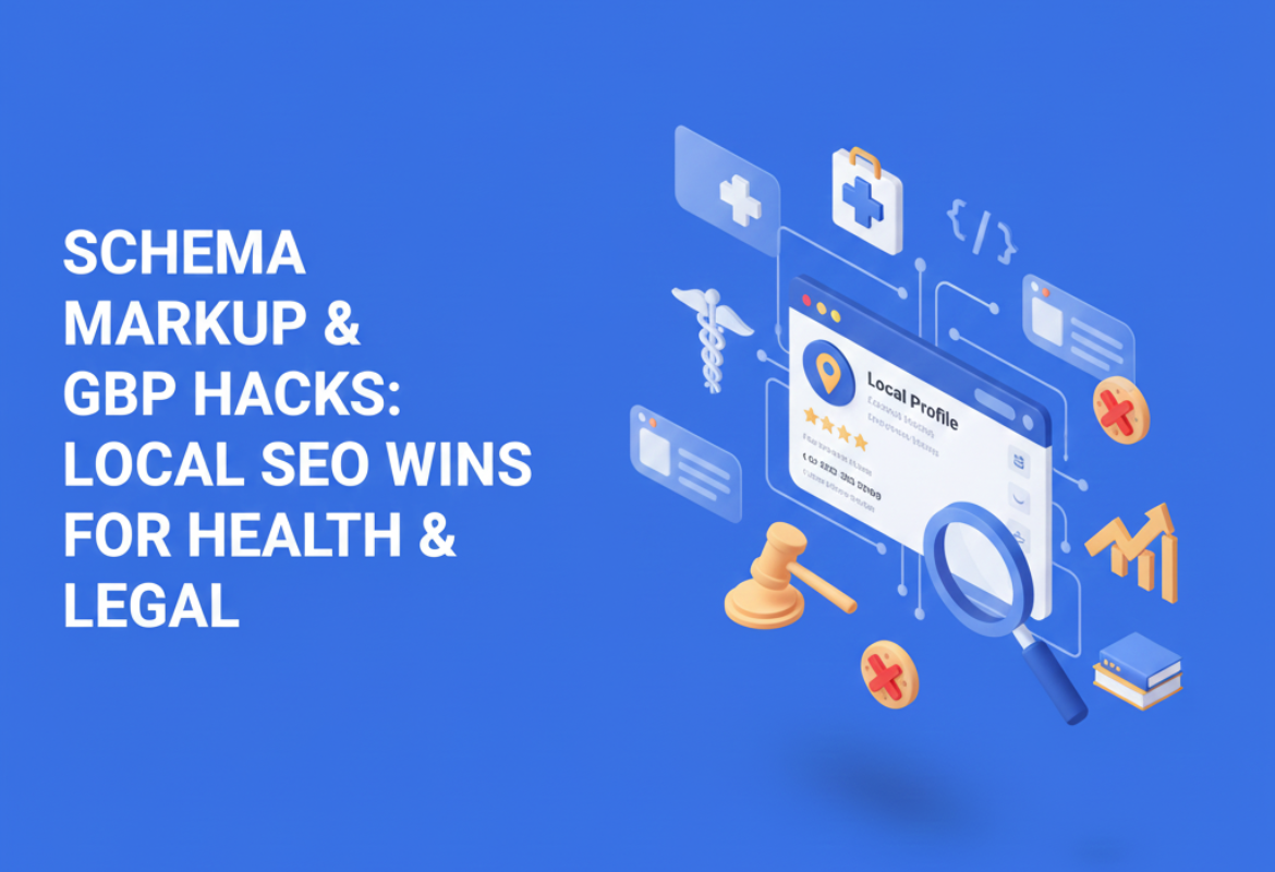 Schema Markup & GBP Hacks: Local SEO Wins for Health & Legal