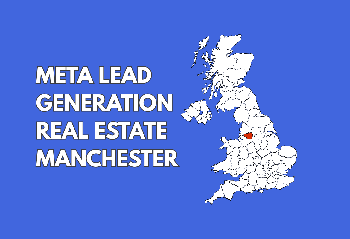 Meta Ads lead generation dashboard showing 1,213 leads for UK real estate