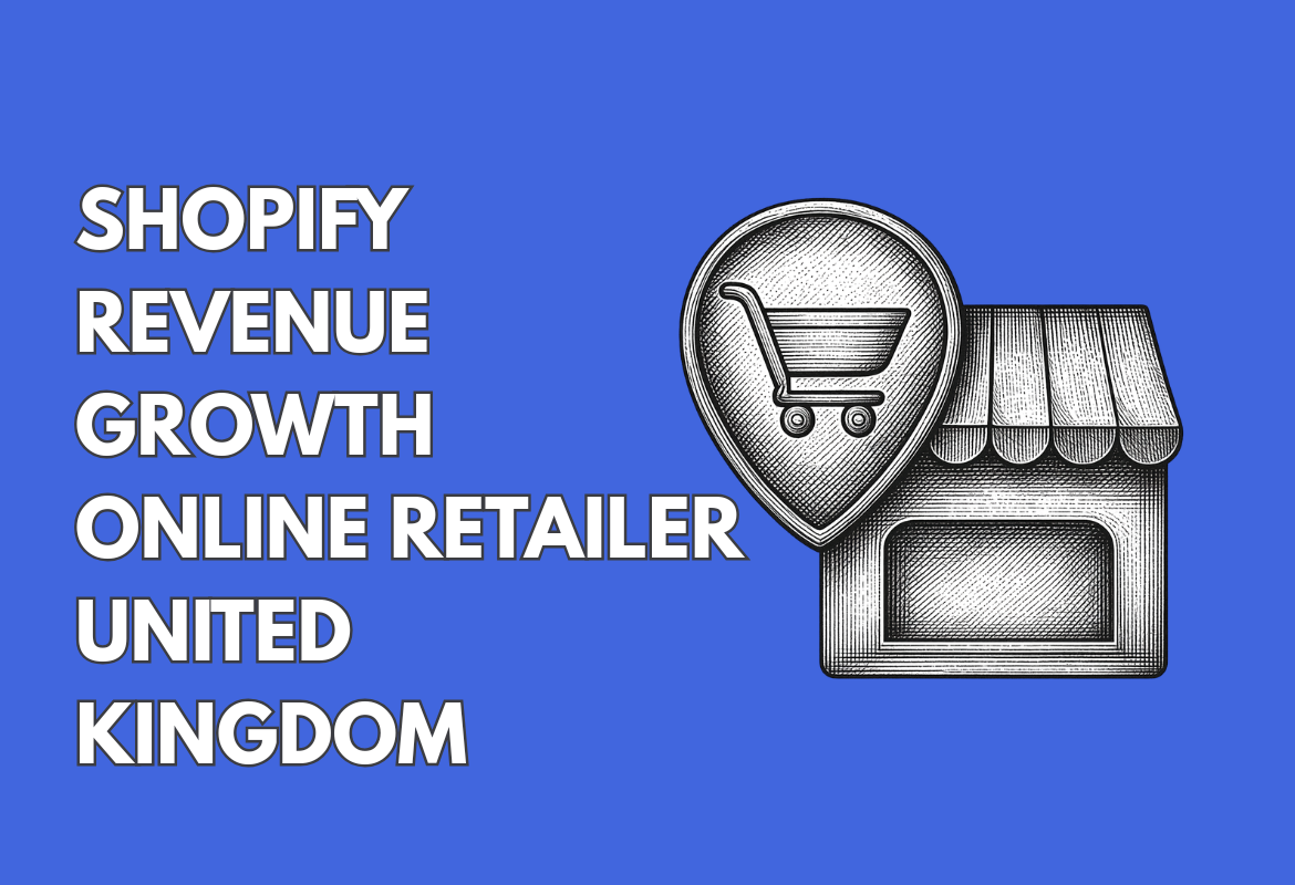 Shopify dashboard showing 887.8K total sales for a UK online retailer