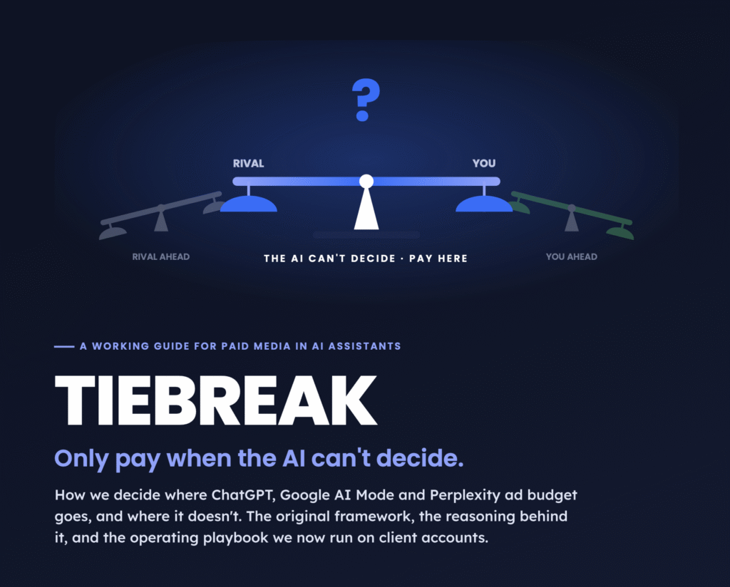 TIEBREAK Advanced How to Run AI Assistant Ads That Win | Global PPC |uk based paid marketing agency
